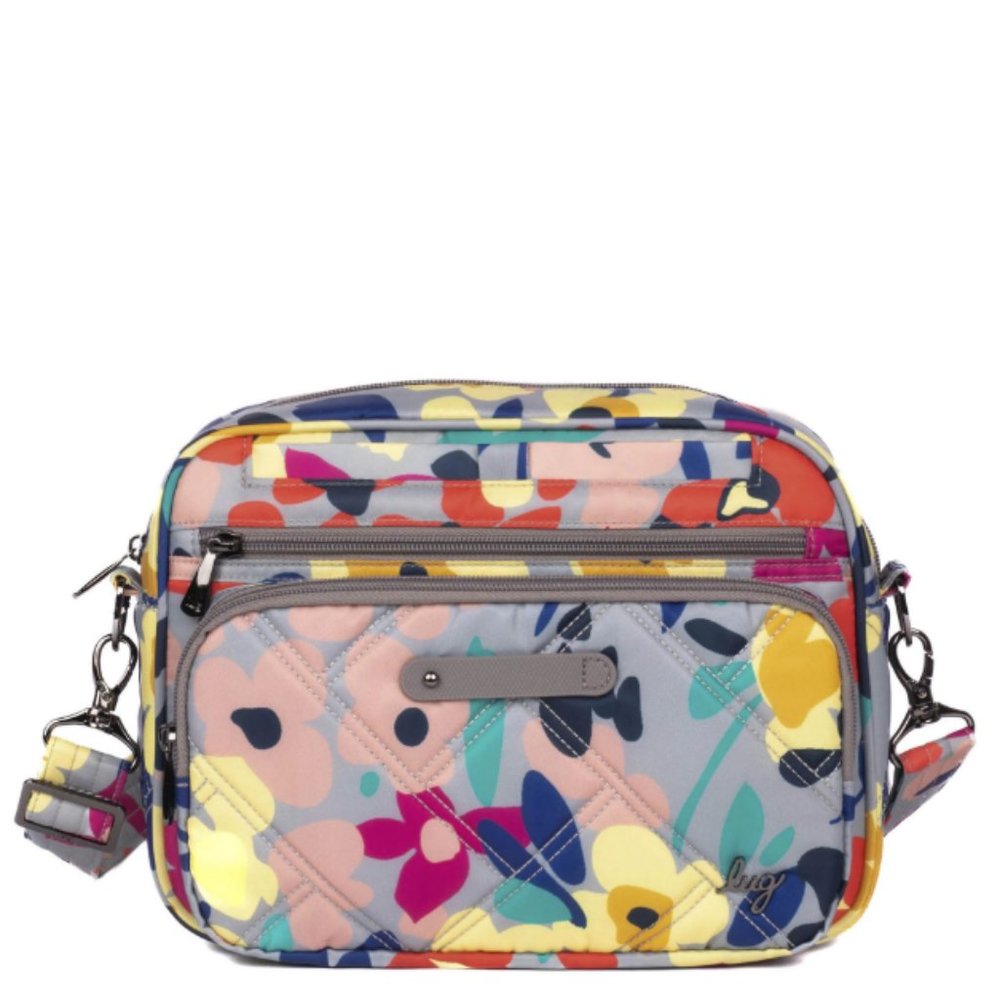 Brand New Lug Wild Flower Multi Carousel XL 2 Crossbody Bag